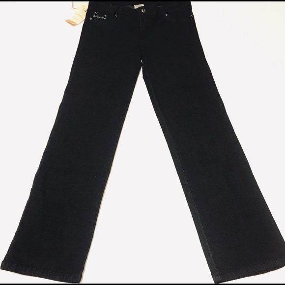 straight leg dark denim jeans